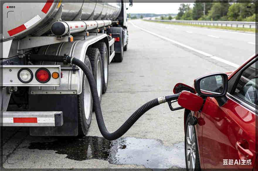 科右前旗汽车救援送水案例